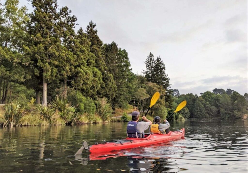 Kayaking on Lake McLaren